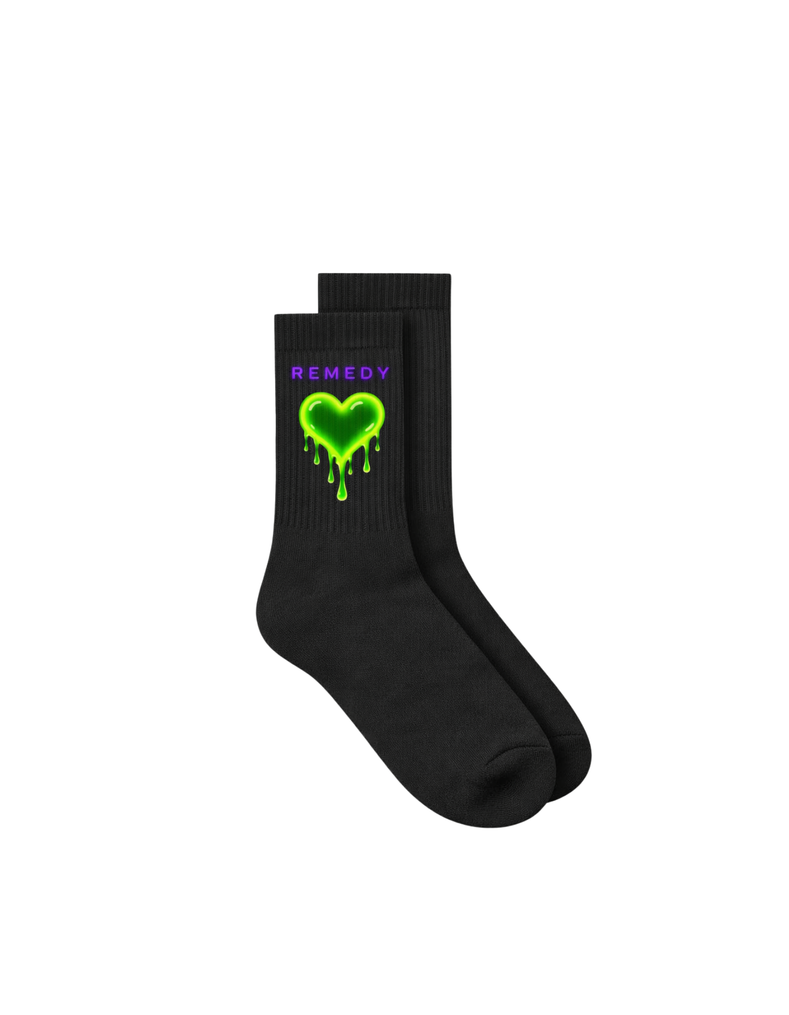 REMEDY “High Frequency Love” Crew Socks