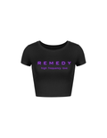 REMEDY “High Frequency Love” Cropped Baby Tee