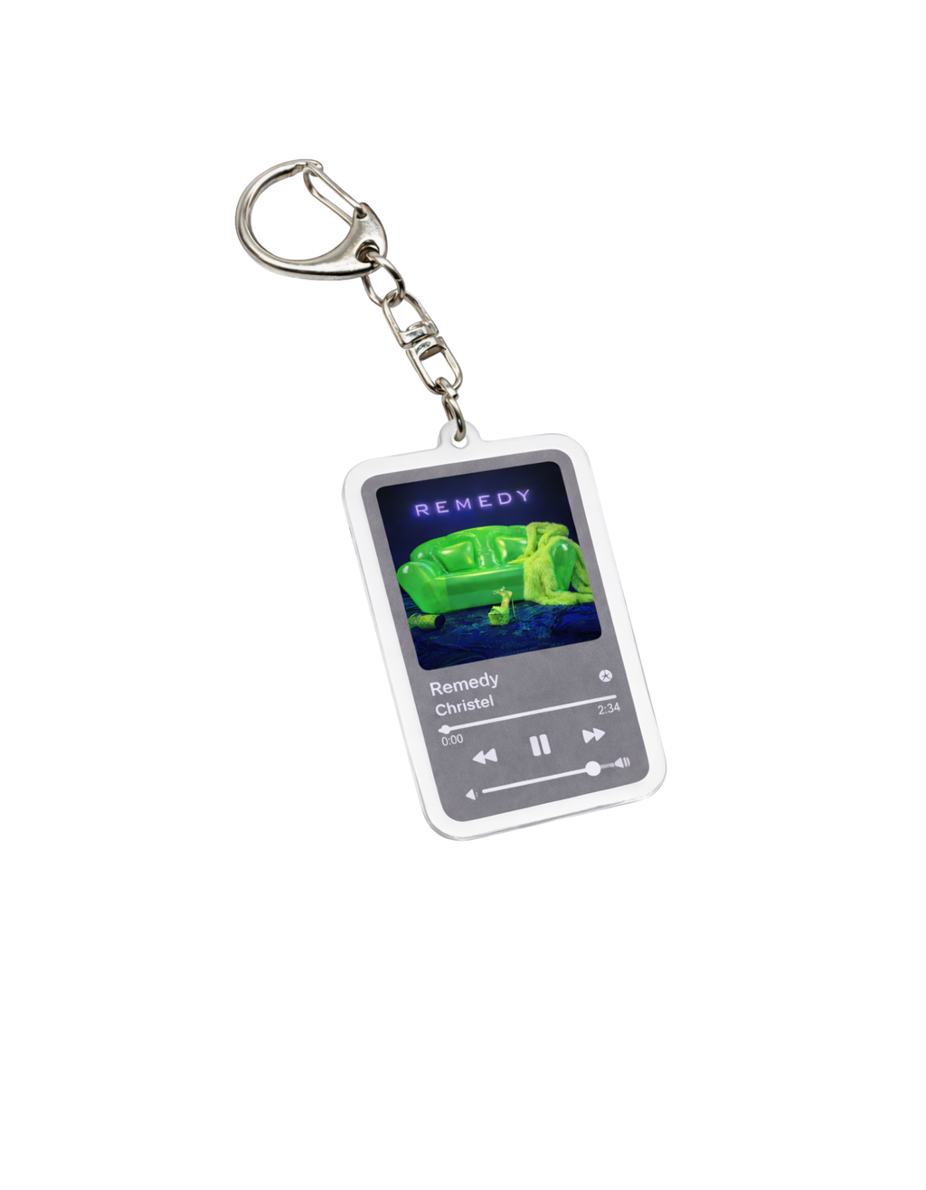 REMEDY “Media Player” Keychain